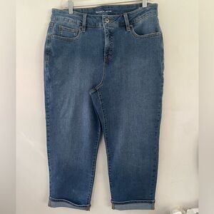 Style & Co Curvy Denim Capris
